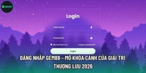Đăng nhập Gem88 – Mở Khóa Cánh Cửa Giải Trí Thượng Lưu 2026