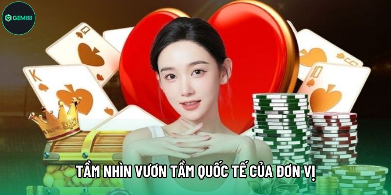 Tầm nhìn vươn tầm quốc tế của đơn vị